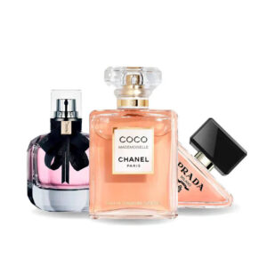 Box of 3 Perfumes: Prada PARADOXE, COCO MADEMOISELLE & MON PARIS 100ml