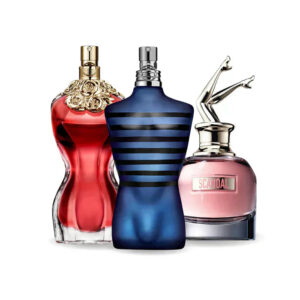 Box of 3 Perfumes: LA BELLE, ULTRA MALE, Gaultier SCANDAL 100ml