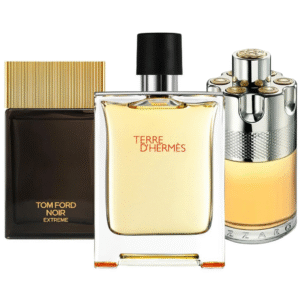 Box of 3 Fragrances: Terre d'Hermès, Azzaro Wanted, and Tom Ford Noir Extreme 100ml